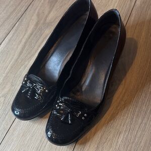 Stuart Weitzman Black Loafers